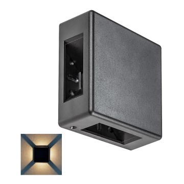 Rabalux - LED Outdoor wall light LED/6W/230V IP54 black