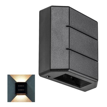 Rabalux - LED Outdoor wall light LED/6W/230V IP54 black
