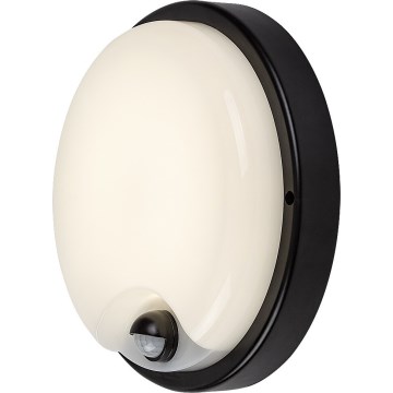 Rabalux - LED Outdoor Wall Light with Sensor, LED/18W/230V, IP65, Black