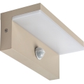 Rabalux - LED outdoor wall light with sensor LED/9W/230V IP54 beige