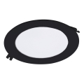 Rabalux - LED Recessed light LED/12W/230V d. 17 cm black