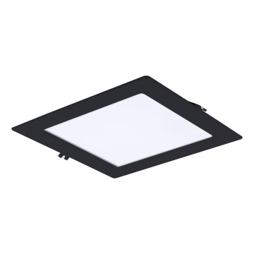 Rabalux - LED Recessed light LED/18W/230V 22x22 cm black