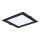 Rabalux - LED Recessed light LED/18W/230V 22x22 cm black