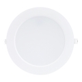 Rabalux - LED Recessed light LED/18W/230V 3000K d. 22 cm white
