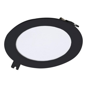 Rabalux - LED Recessed light LED/6W/230V 3000K d. 12 cm black