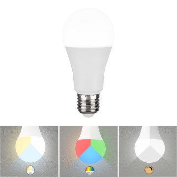 Rabalux - LED RGB Dimmable bulb A60 E27/10W/230V Wi-Fi 3000-6500K