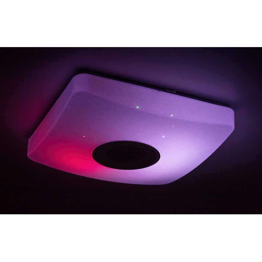 Rabalux - LED RGB Dimmable ceiling light with a speaker LED/18W/230V 3000-6000K Bluetooth + remote control