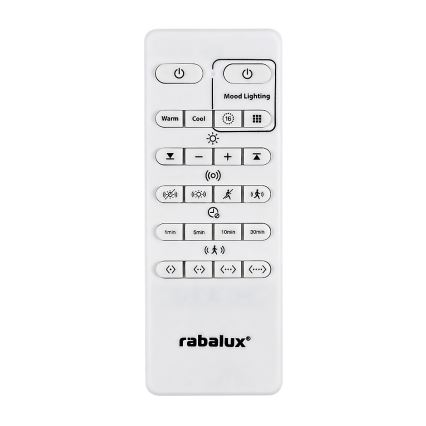 Rabalux - LED RGB Dimmable ceiling light with sensor LED/28W/230V 2700-5000K + remote control