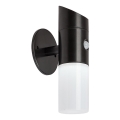 Rabalux - LED RGB Solar wall light with sensor LED/1W/3,7V IP44 black 1200 mAh
