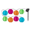 Rabalux - LED Solar chain 8xLED/0,48W/1,2V 4,3 m IP44 600 mAh