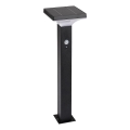 Rabalux - LED Solar lamp with sensor LED/4W/3,7V IP44 black 2200 mAh