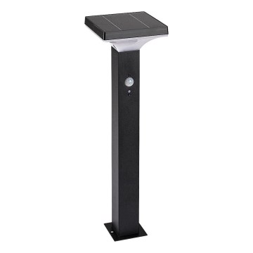 Rabalux - LED Solar lamp with sensor LED/4W/3,7V IP44 black
