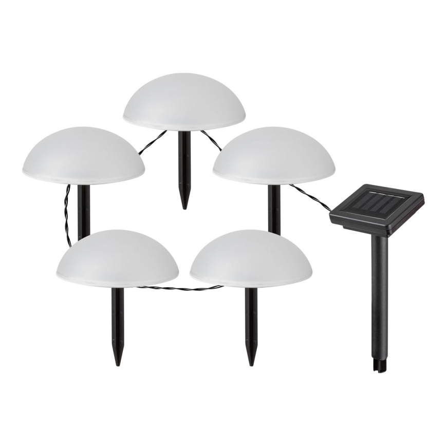 Rabalux - LED Solar light 5xLED/0,2W/1,2V IP44 600 mAh