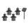 Rabalux - LED Solar light 8xLED/0,1W/1,2V IP44