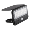 Rabalux - LED Solar wall light with sensor LED/7W/3,7V IP54 black 3000 mAh
