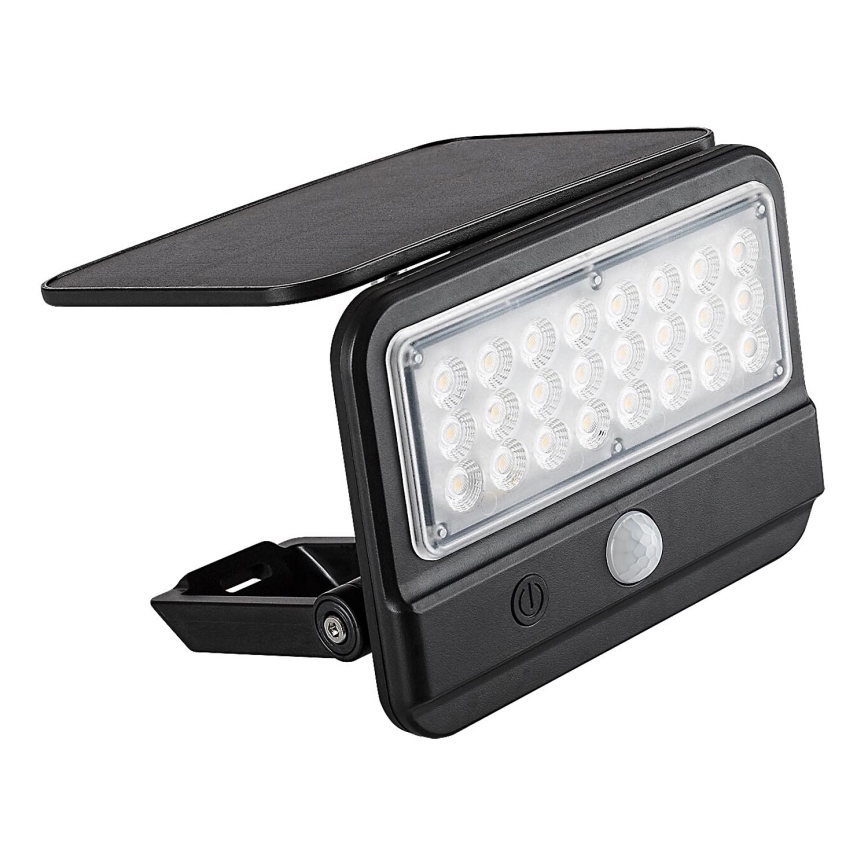 Rabalux - LED Solar wall light with sensor LED/7W/3,7V IP54 black