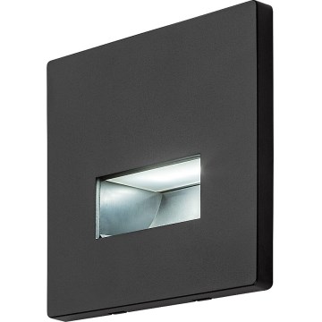 Rabalux - LED Staircase Light LED/1W/230V 3000/4500/6500K Black