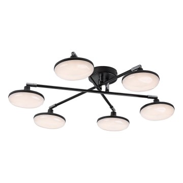 Rabalux - LED Surface-mounted chandelier 6xLED/4W/230V 3000K black