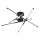 Rabalux - LED Surface-mounted chandelier LED/40W/230V 3000K black