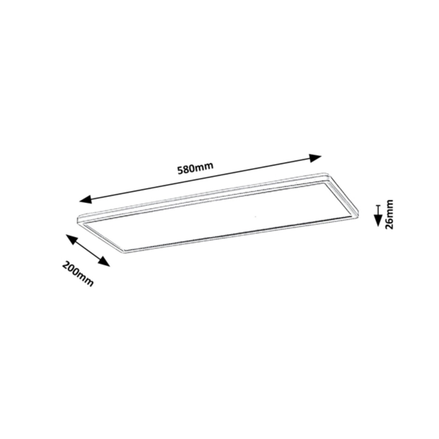 Rabalux - LED Surface mounted panel LED/22W/230V