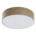 Rabalux - Outdoor ceiling light 2x E27/9W/230V Ø 29 cm IP43 beige