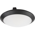Rabalux - Outdoor ceiling light with motion sensor 1xE27/9W/230V IP65 Ø 30 cm black