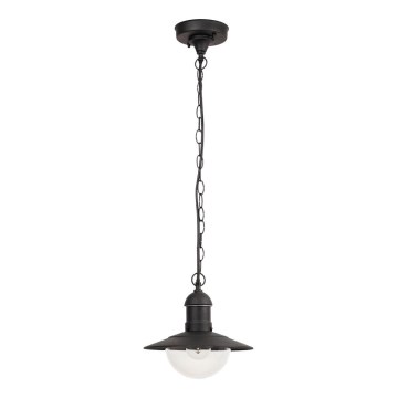Rabalux - Outdoor pendant light 1xE27/60W black IP44