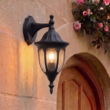 Rabalux - Outdoor wall light 1xE27/60W/230V IP43 black