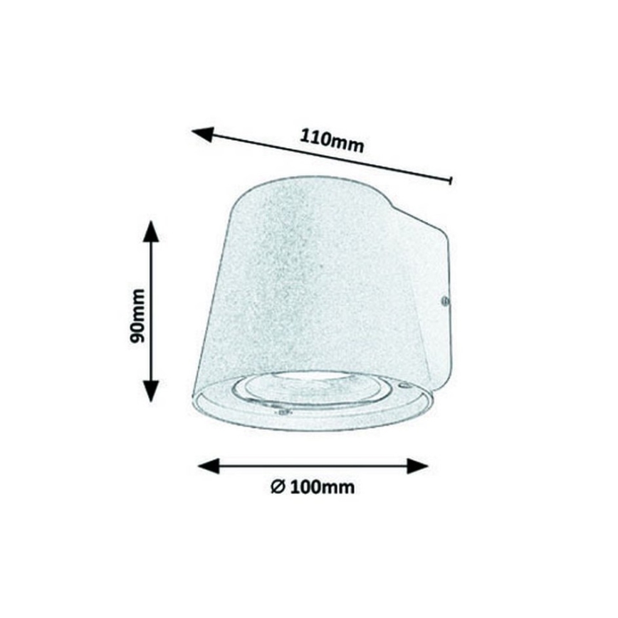 Rabalux - Outdoor wall light 1xGU10/35W/230V IP54 white