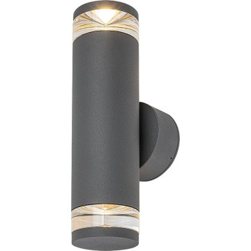 Rabalux - Outdoor wall light 2xGU10/10W/230V IP54 anthracite