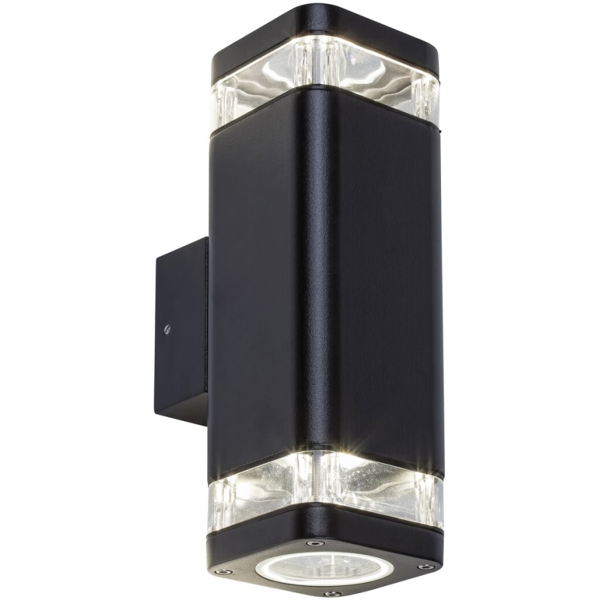 Rabalux - Outdoor wall light 2xGU10/25W/230V IP44 black