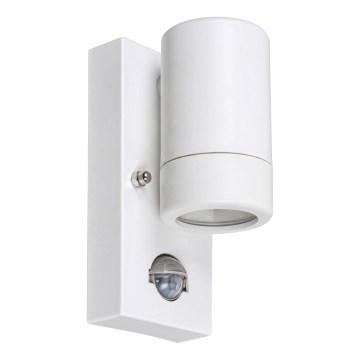 Rabalux - Outdoor wall light with a sensor 1xGU10/10W/230V white IP44
