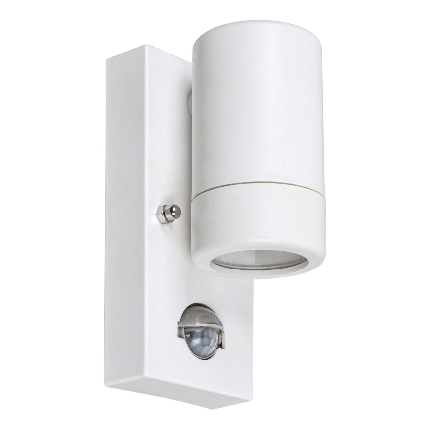 Rabalux - Outdoor wall light with a sensor 1xGU10/10W/230V white IP44
