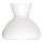 Rabalux - Replacement glass for chandelier, table lamp and wall light E27 d. 15 cm white