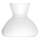 Rabalux - Replacement glass for chandelier, table lamp and wall light E27 d. 23,5 cm white