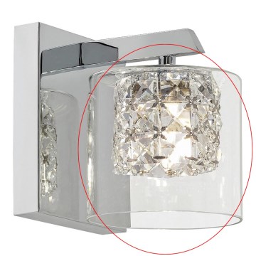 Rabalux - Replacement glass for DUCHESS G9 wall lamp