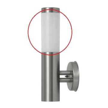 Rabalux - Replacement glass for outdoor light INOX TORCH E27 white