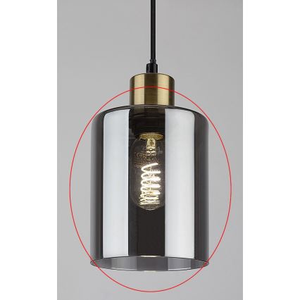 Rabalux -  Replacement glass for PEREZ E27 fixtures, Ø 13 cm