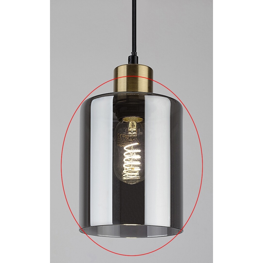 Rabalux -  Replacement glass for PEREZ E27 fixtures, Ø 13 cm