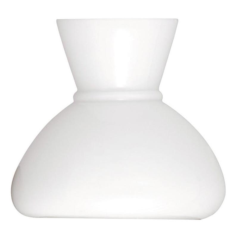 Rabalux - Replacement glass shade for chandelier, table lamp and wall light for E27, Ø 15 cm, white