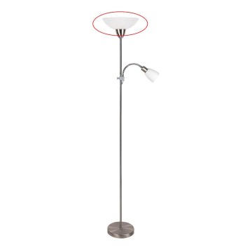 Rabalux - Replacement lampshade for floor lamp E27 large white