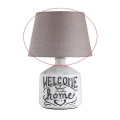 Rabalux - Replacement lampshade for table lamp PETRA E14 brown/white