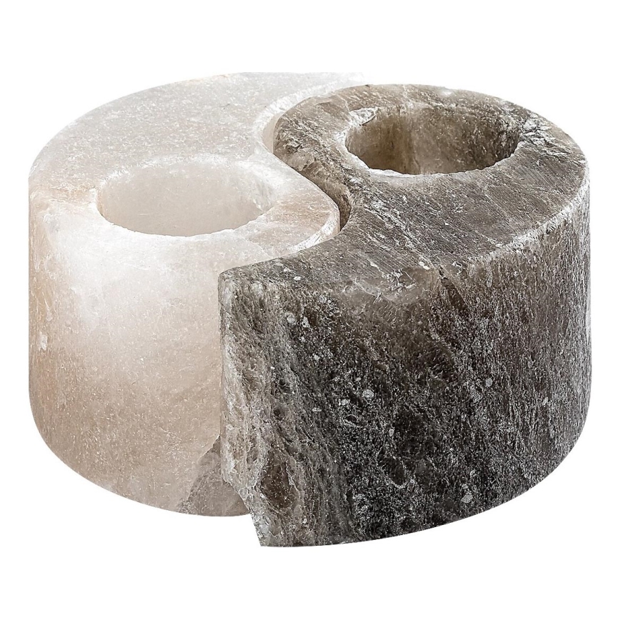 Rabalux - Salt Lamp - Candle Holder Grey/White