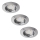 Rabalux - SET 3xLED Bathroom recessed light 3xGU10/3W/230V IP44
