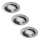 Rabalux - SET 3xLED Recessed light 3xGU10/3W/230V IP40