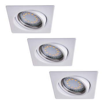 Rabalux - SET 3xLED Recessed light 3xGU10/3W/230V IP40