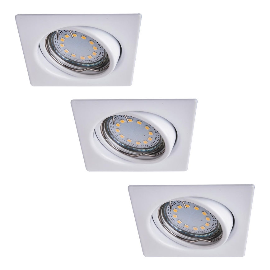Rabalux - SET 3xLED Recessed light 3xGU10/3W/230V IP40