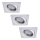 Rabalux - SET 3xLED Recessed light 3xGU10/3W/230V IP40