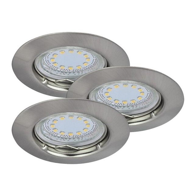 Rabalux - SET 3xLED Recessed light 3xGU10/3W/230V IP40