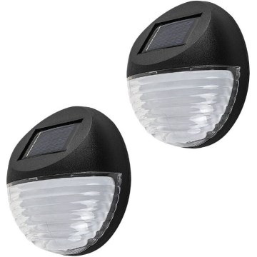 Rabalux - Set of 2 LED Solar Wall Lights LED/0,06W/1,2V 300 mAh IP44